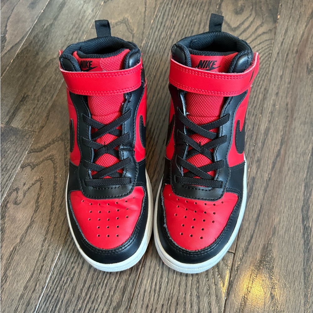 Nike Kids Red and Black Sneakers